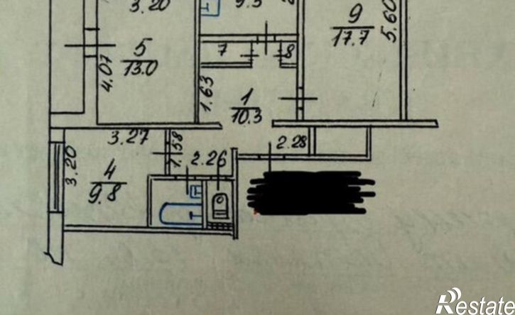 3-комн квартира ул 60 лет Октября, 13/64,  д. 13/64