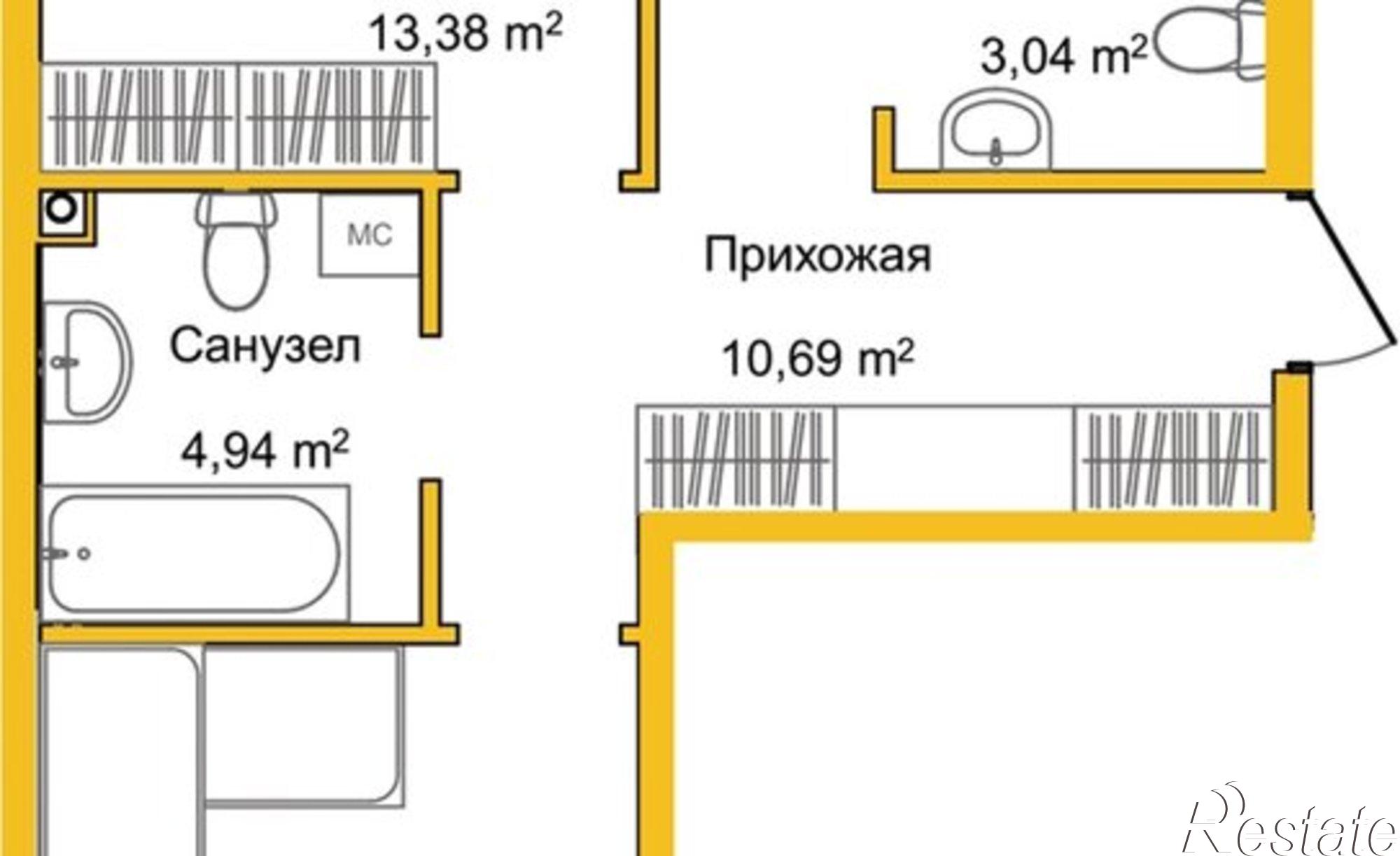 Купить квартиру за 10 370 000 рублей на улица Батурина, 185