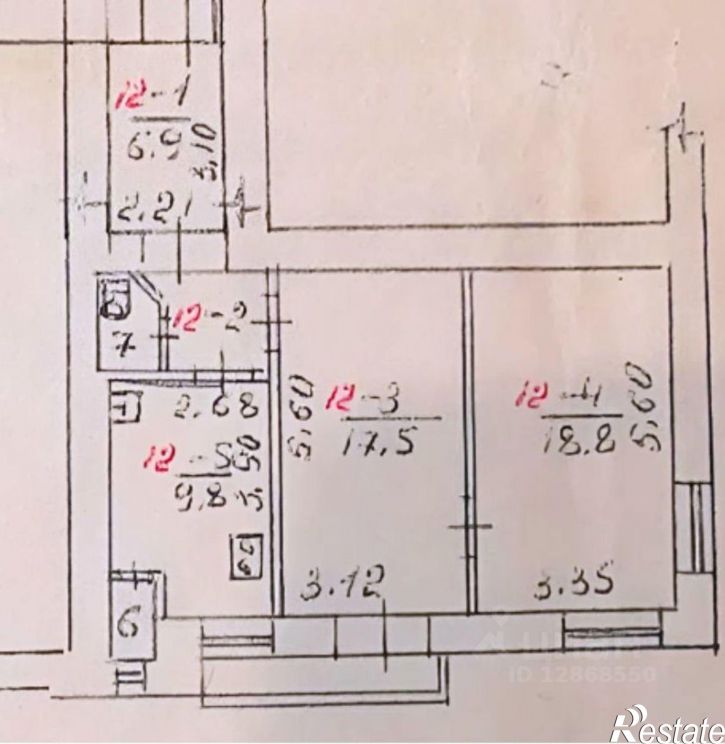 2-комн квартира ул Павленко, 7Б,  д. 7Б