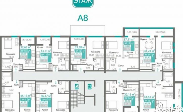 1-комн квартира в новом доме Лавандовый переулок, 1