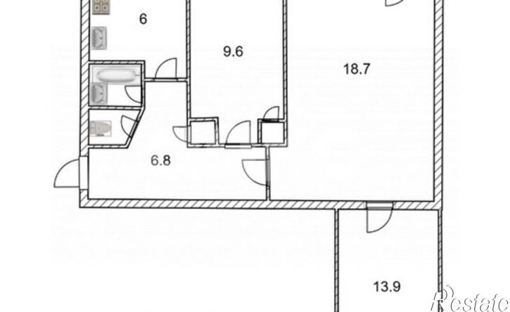 3-комн квартира ул Ростовская, 14,  д. 14