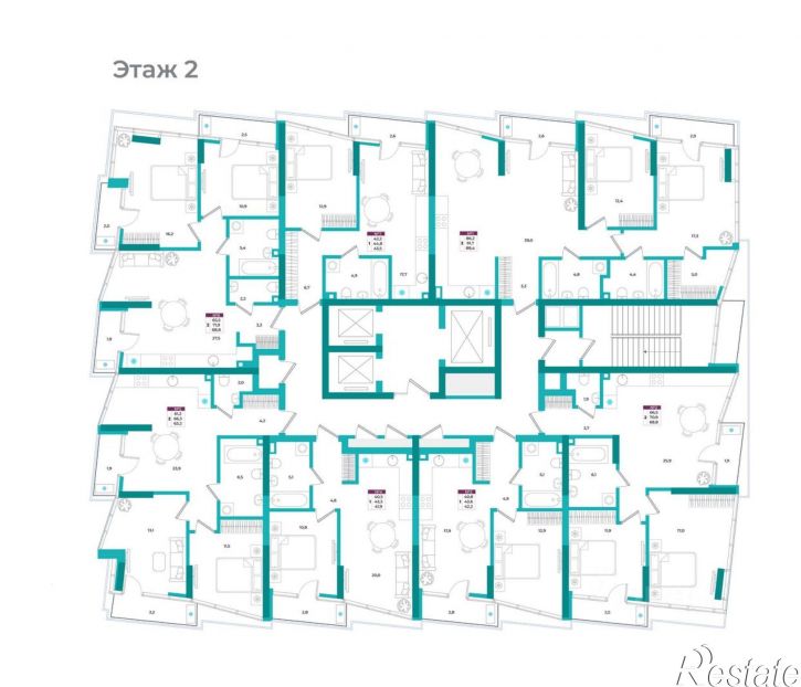 2-комн квартира в новом доме ул Воровского, 24,  д. 24