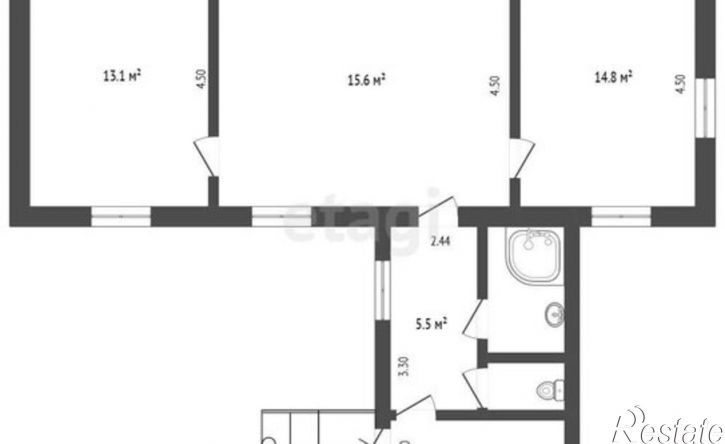 3-комн квартира ул Потемкинская, 17,  д. 17