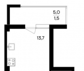 1-комн, 46 кв м, этаж 9/9 ул 51-й Армии, 126