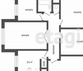 4-комн, 77кв м, этаж 3/9 улица Героев Сталинграда, 29