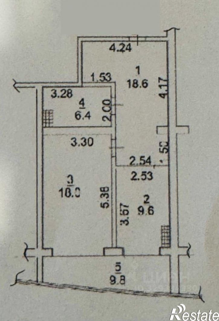 1-комн квартира улица Павленко, 3,  д. 3
