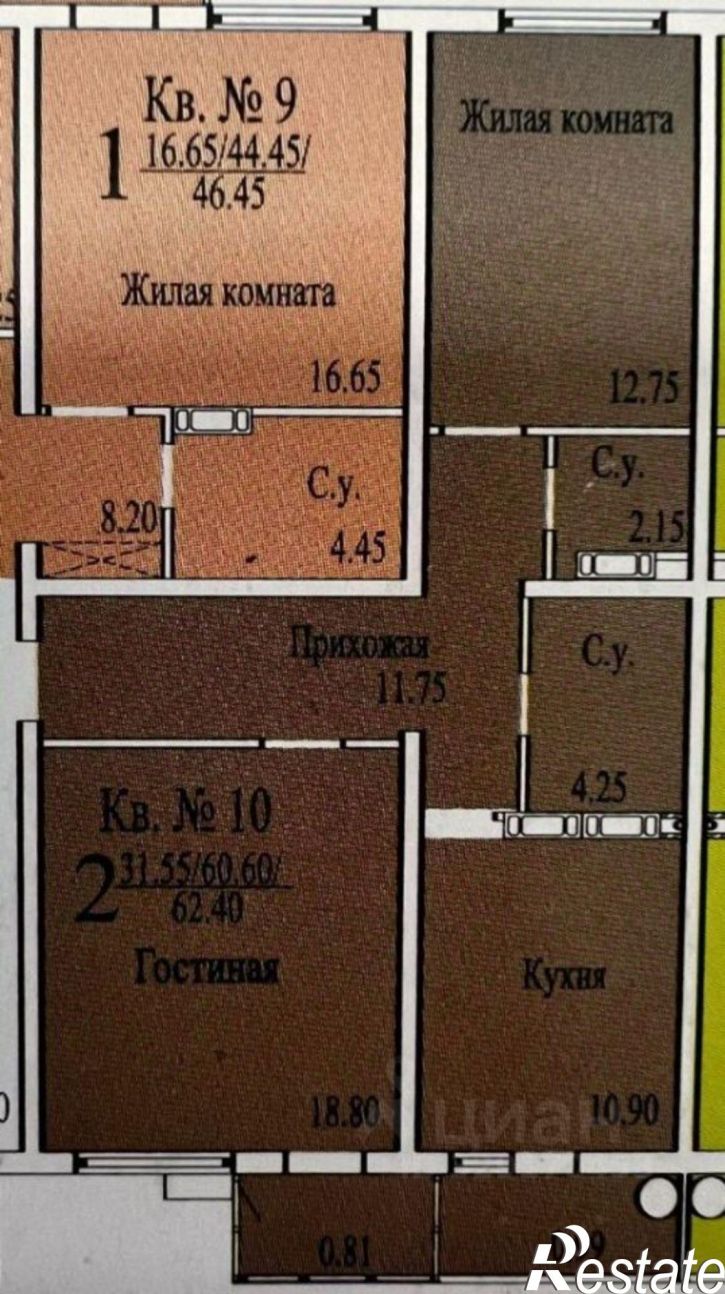 2-комн квартира пр-кт Александра Суворова, 5,  д. 5