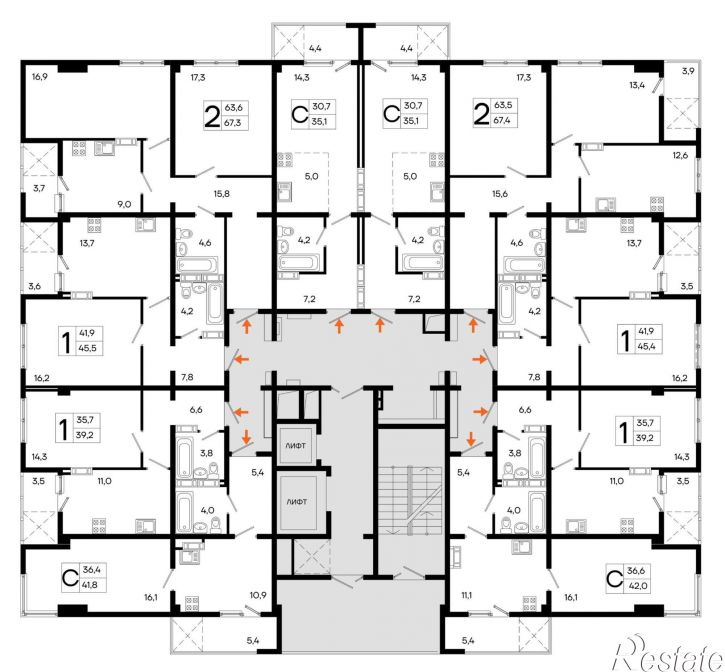 1-комн квартира в новом доме улица Трубаченко, 21/1,  д. 21/1
