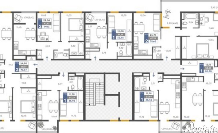 1-комн квартира в новом доме ЖК Сфера