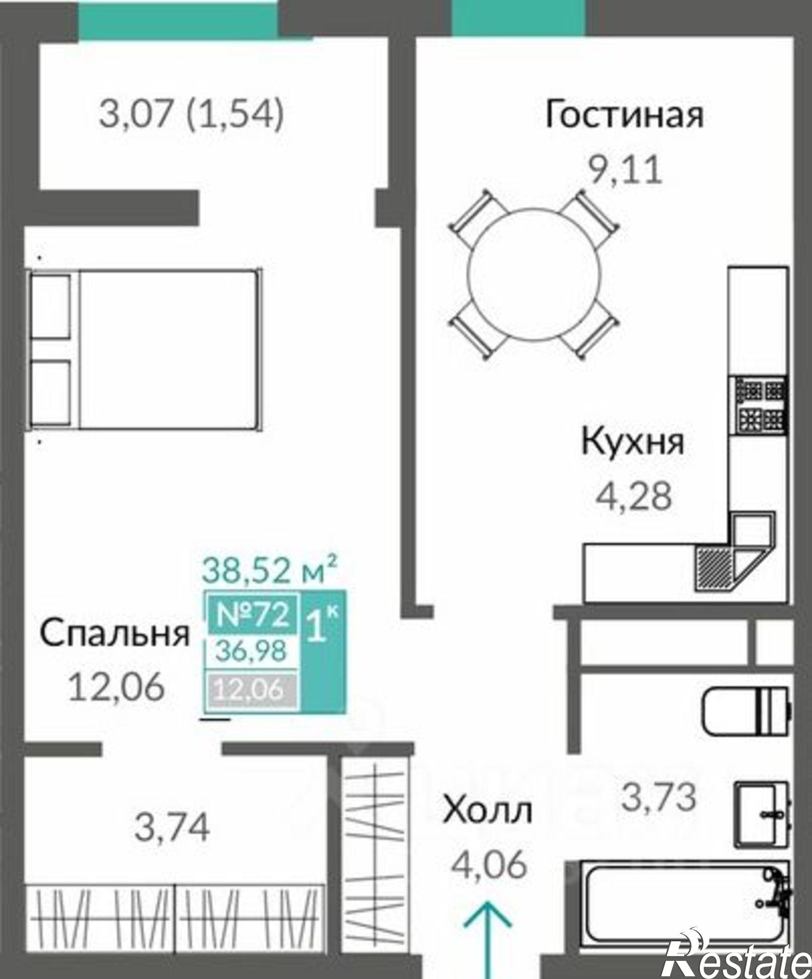 Купить квартиру за 8 229 700 рублей