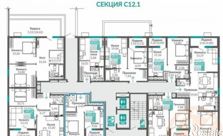 1-комн квартира пр-кт Александра Суворова, 3,  д. 3