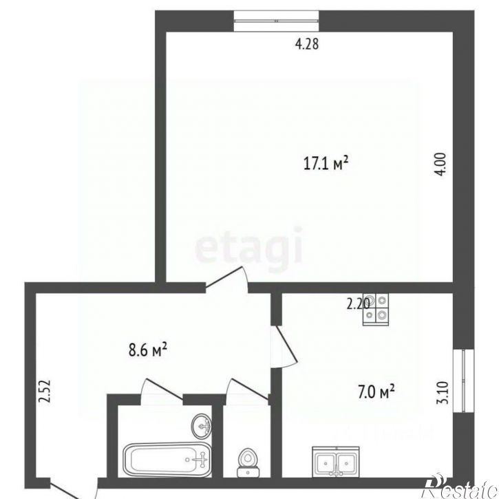 1-комн квартира улица Дыбенко, 15,  д. 15