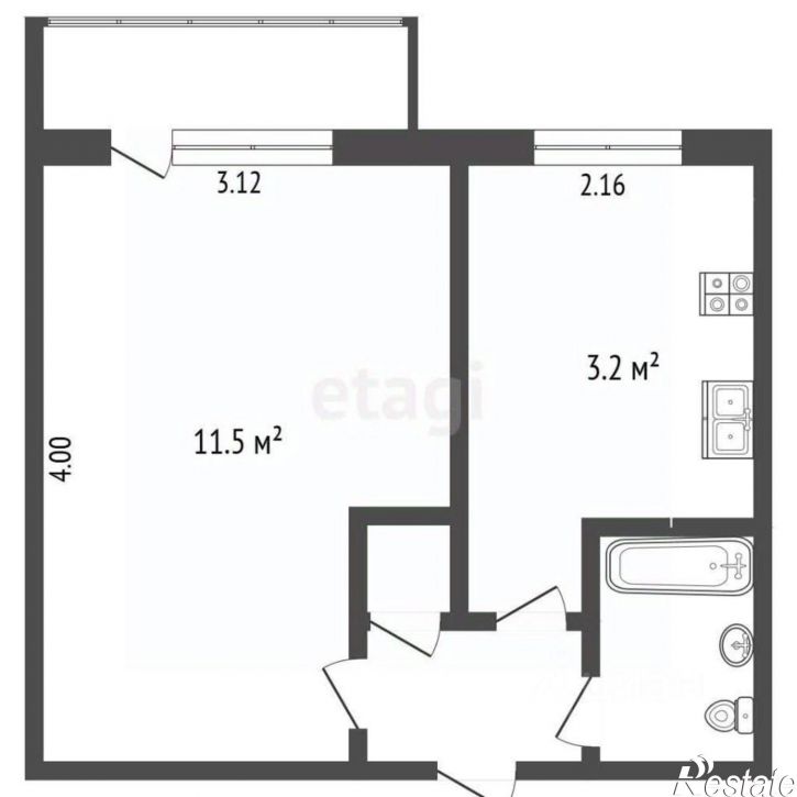 1-комн квартира Заводской переулок, 31,  д. 31