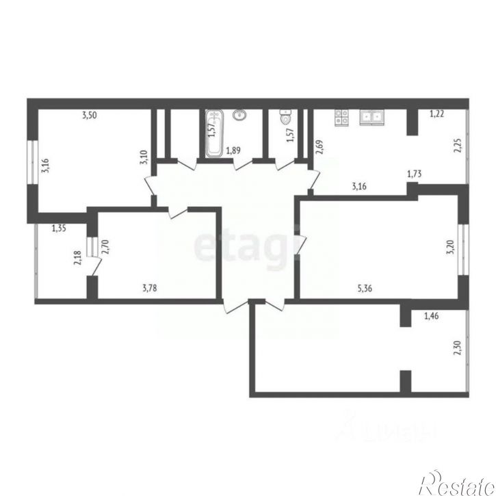 3-комн квартира ул Ковыльная, 28,  д. 28