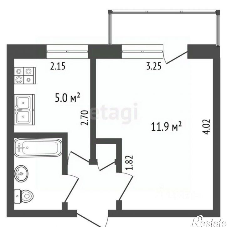 1-комн квартира ул Балаклавская, 32,  д. 32