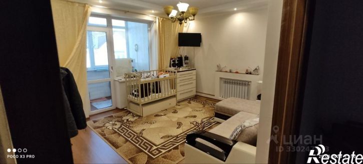 1-комн квартира улица Нестерова, 32Д,  д. 32Д