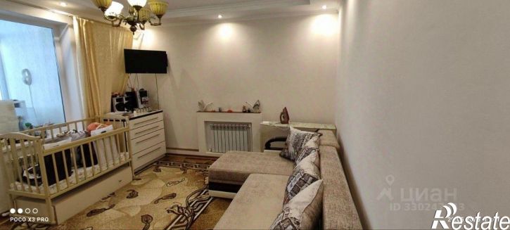 1-комн квартира улица Нестерова, 32Д,  д. 32Д