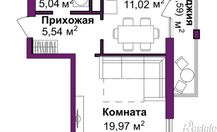 1-комн квартира ул Козлова, 182/3,  д. 182/3
