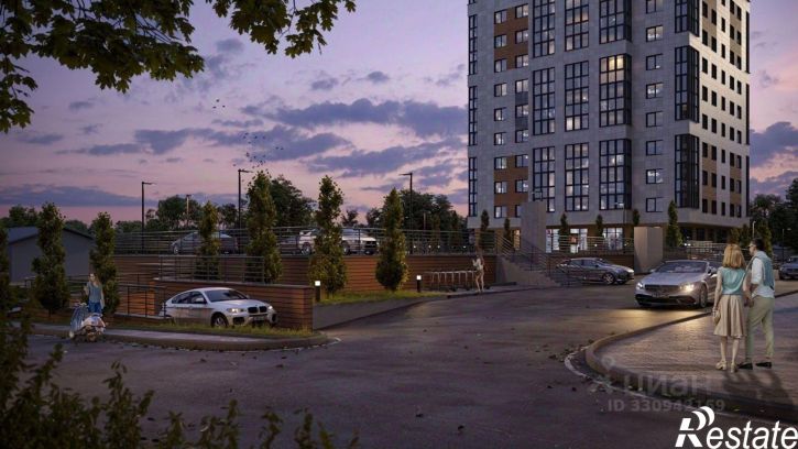 2-комн квартира в новом доме Севастопольская улица, 41,  д. 41