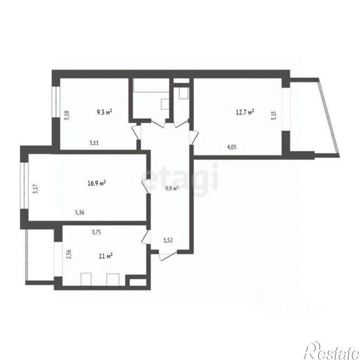 3-комн квартира ул Николаевская, 15,  д. 15