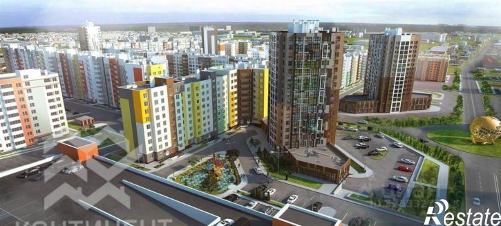 2-комн квартира в новом доме улица Батурина, 87,  д. 87