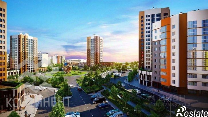 2-комн квартира в новом доме улица Батурина, 87,  д. 87