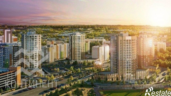 2-комн квартира в новом доме улица Батурина, 87,  д. 87
