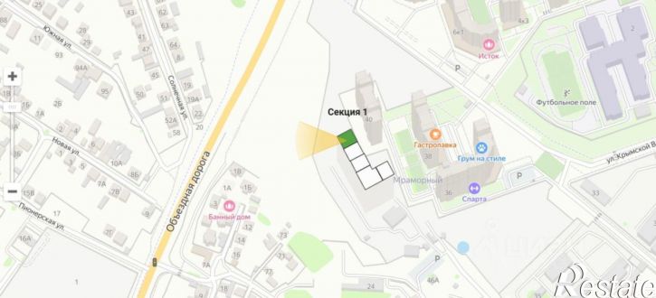 1-комн квартира Мраморный переулок, 40,  д. 40