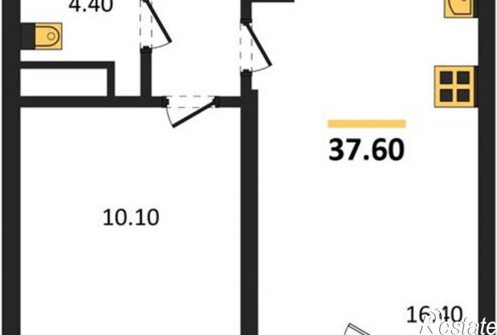 1-комн квартира Мраморный пер, 38,  д. 38