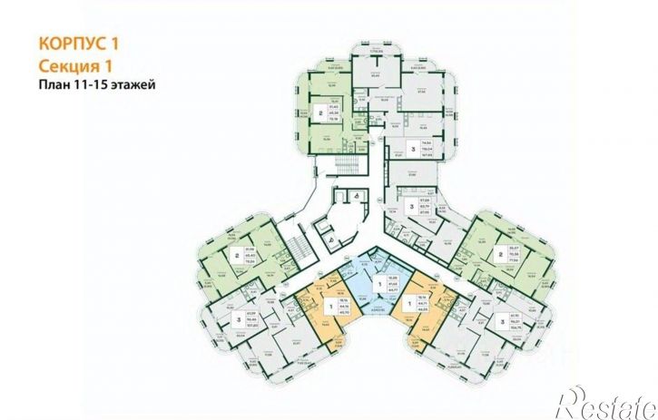 1-комн квартира в новом доме улица 51-й Армии, 128И,  д. 128И