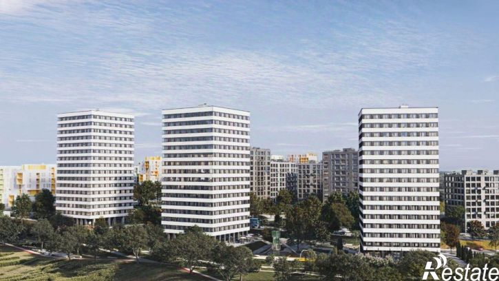 2-комн квартира в новом доме улица Андрея Карлова
