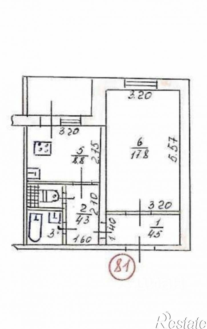 1-комн квартира ул Балаклавская, 97,  д. 97