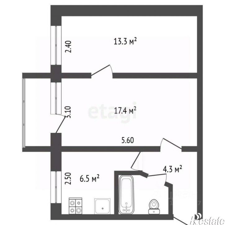 2-комн квартира ул Спера, 18,  д. 18