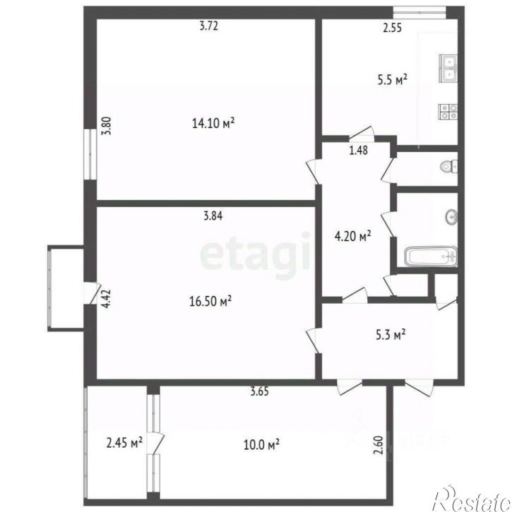 3-комн квартира ул Западная, 14А,  д. 14А