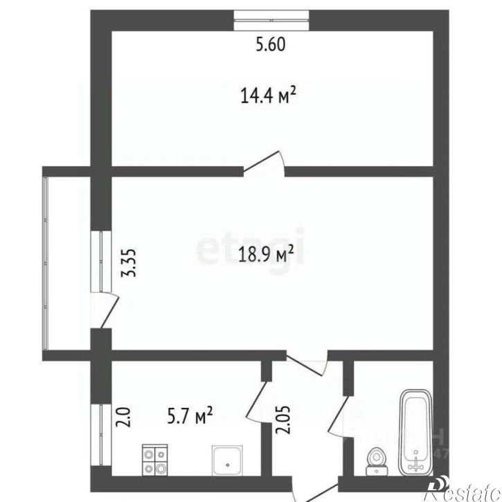 2-комн квартира ул Первомайская, 17,  д. 17
