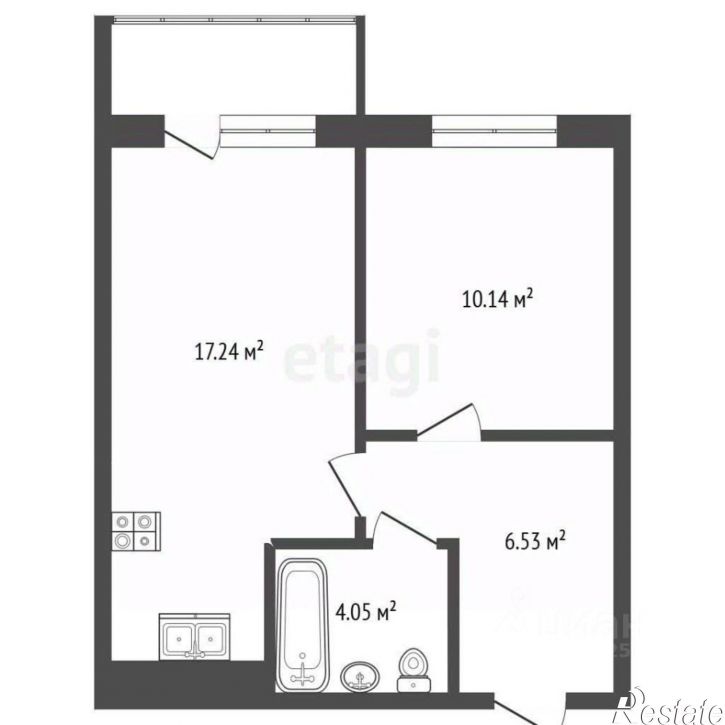1-комн квартира Мраморный пер, 19,  д. 19