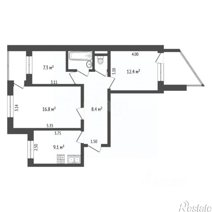 3-комн квартира ул Маршала Жукова, 30А,  д. 30А