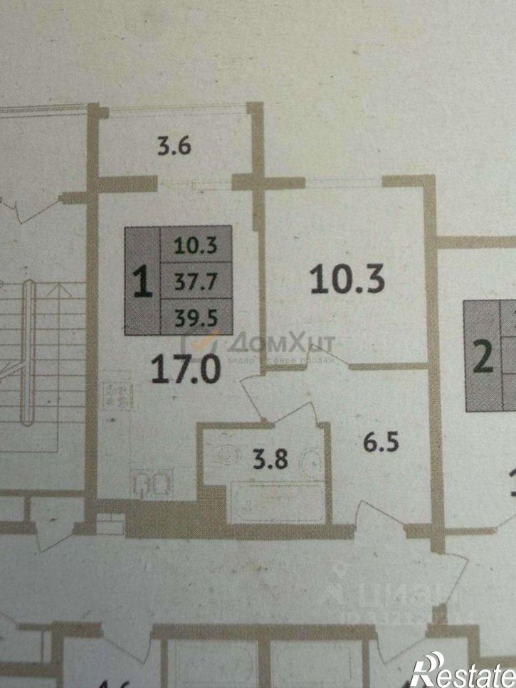 1-комн квартира Мраморный пер, 36,  д. 36