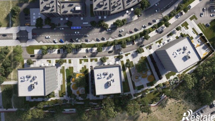 1-комн квартира в новом доме улица Андрея Карлова