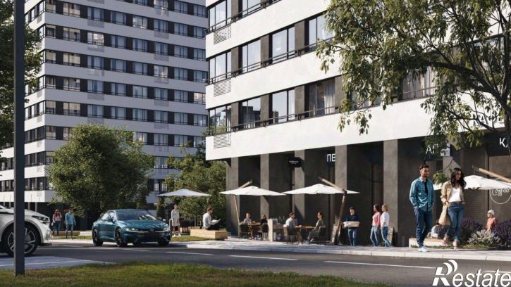 3-комн квартира в новом доме улица Андрея Карлова