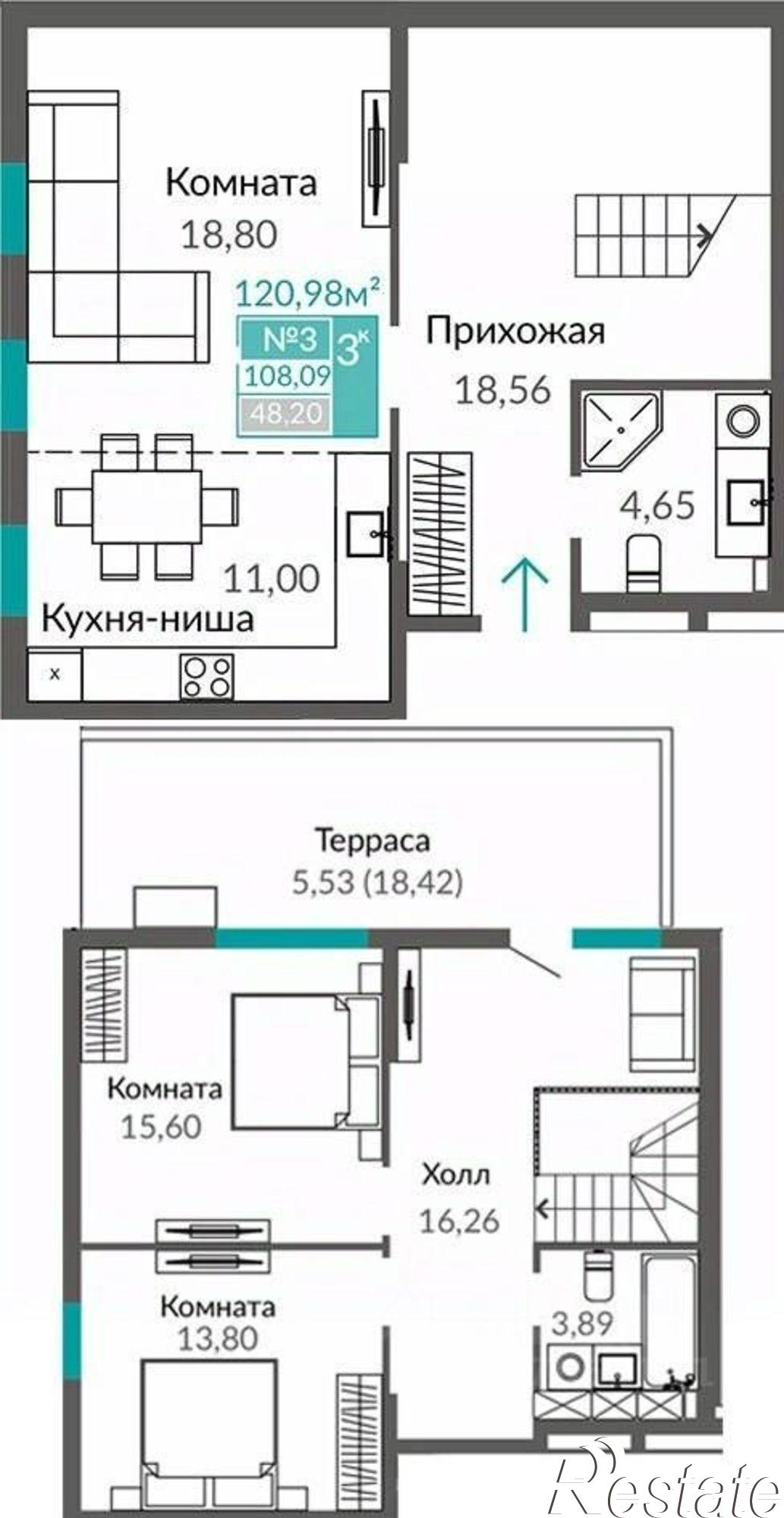 Купить квартиру за 14 051 700 рублей
