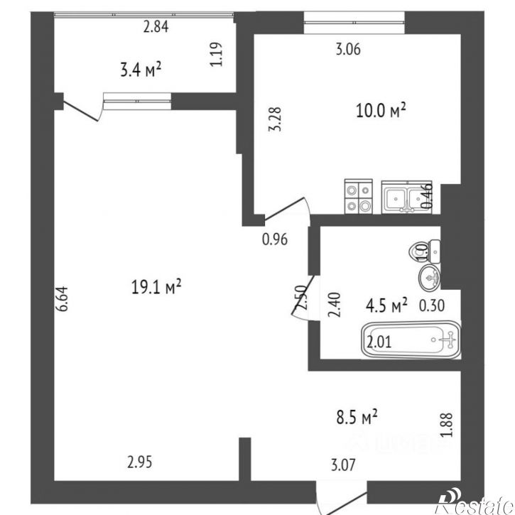 1-комн квартира ул Караманова, 3,  д. 3