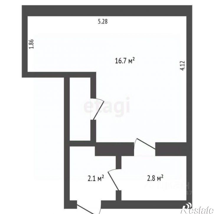 1-комн квартира Белогорский пер, 9,  д. 9