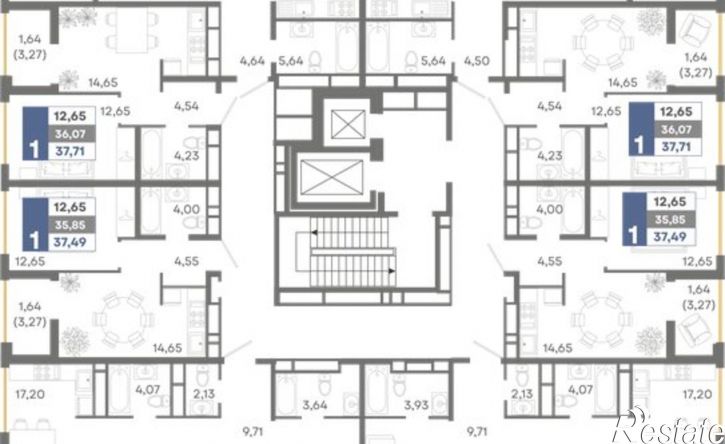 2-комн квартира улица Святителя Гурия, 7к1