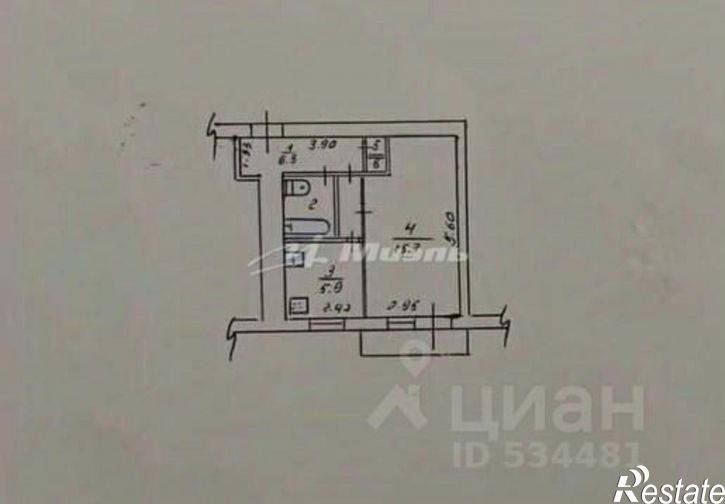 1-комн квартира ул Гончарова, 12,  д. 12