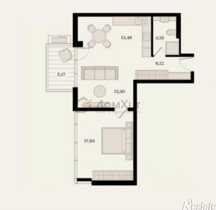 2-комн квартира Севастопольская улица, 41Е,  д. 41Е