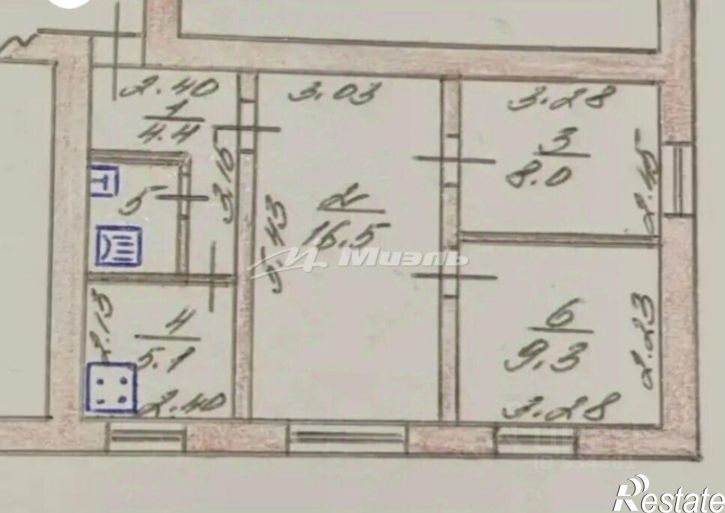 3-комн квартира ул Обская, 12,  д. 12