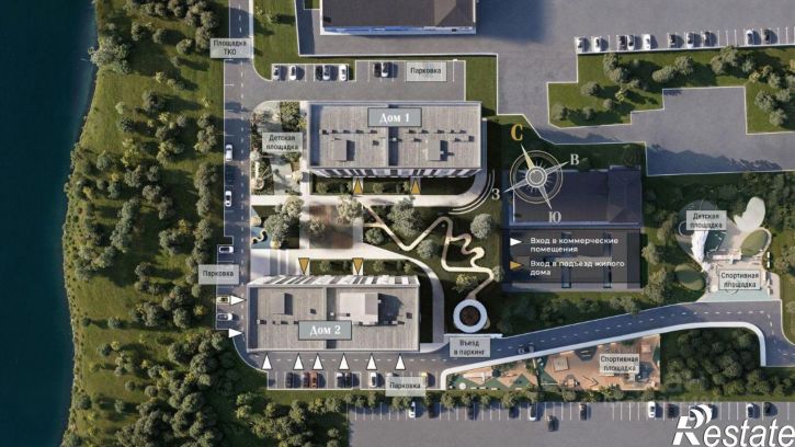2-комн квартира в новом доме Севастопольская улица, 39,  д. 39