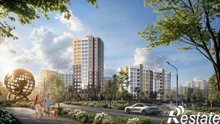 1-комн квартира в новом доме улица Батурина, 74,  д. 74