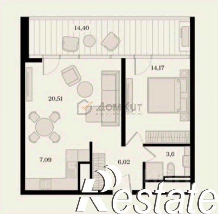 2-комн квартира Севастопольская улица, 41Е,  д. 41Е
